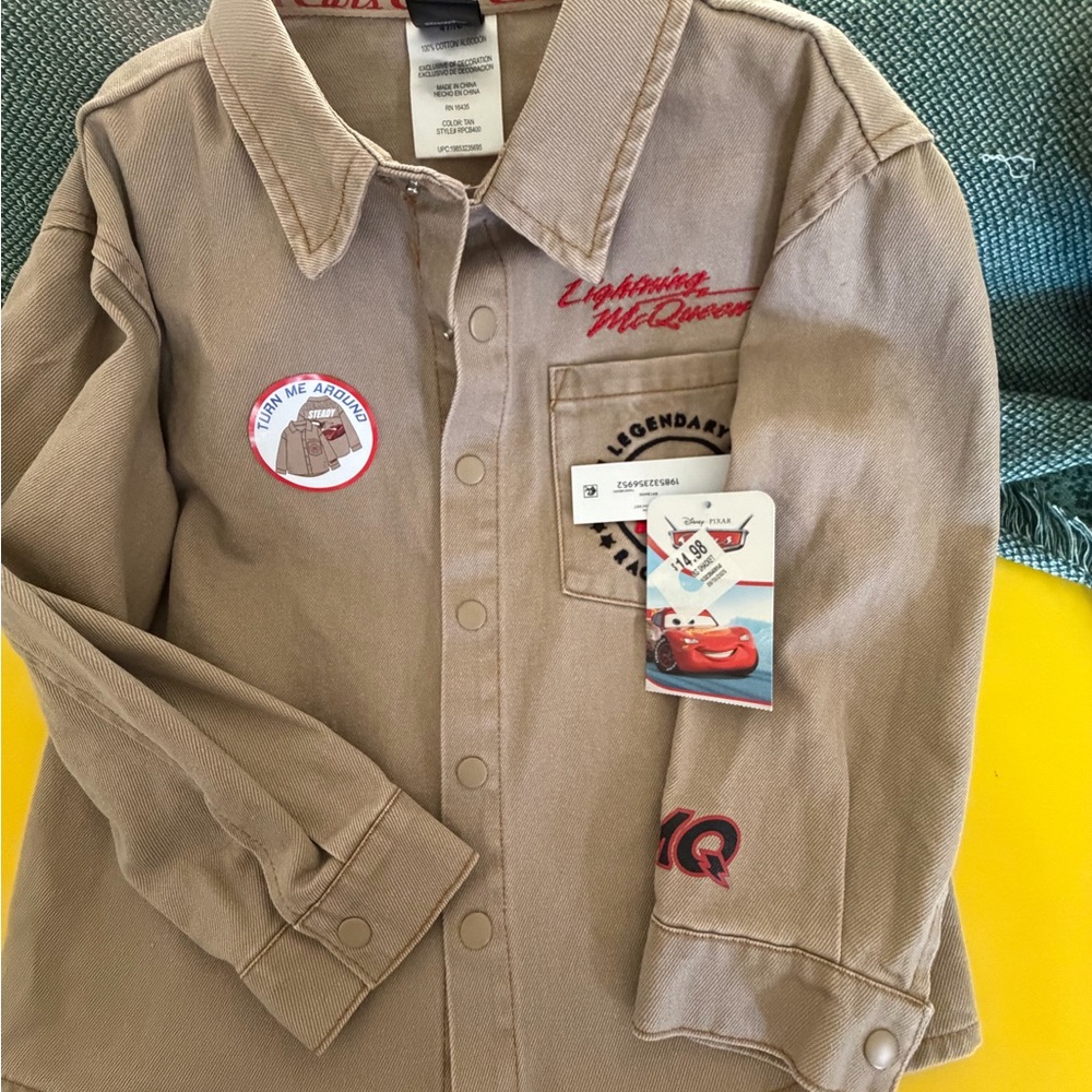 Lightning McQueen Tan Jacket